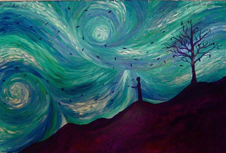 wind and dust representing a peaceful world