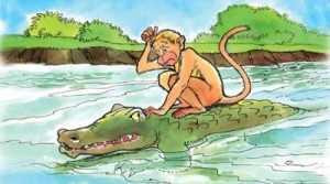 monkey and the crocodile panchatantra