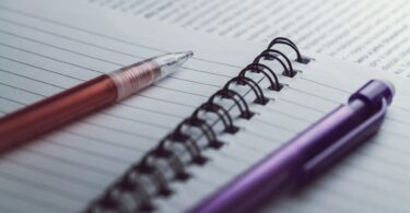 pen pencil and notebook