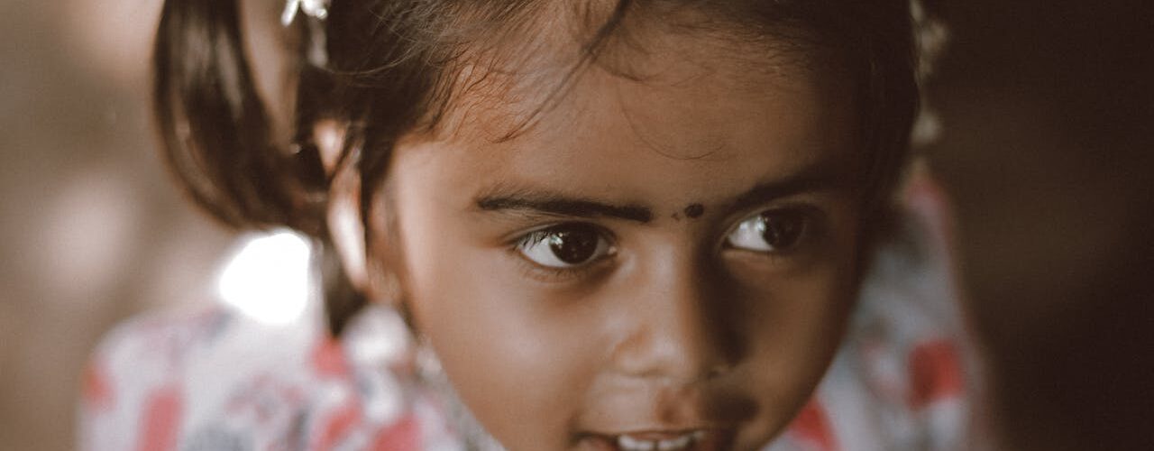 small Indian girl from rural town education