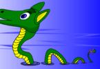 basilisk loch ness illustration clipart