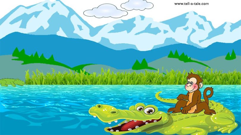 Monkey And Crocodile panchatantra