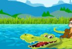 Monkey And Crocodile panchatantra