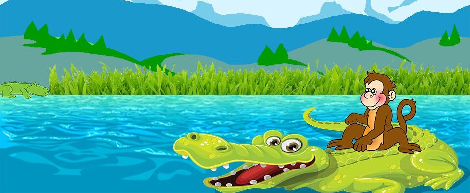 Monkey And Crocodile panchatantra