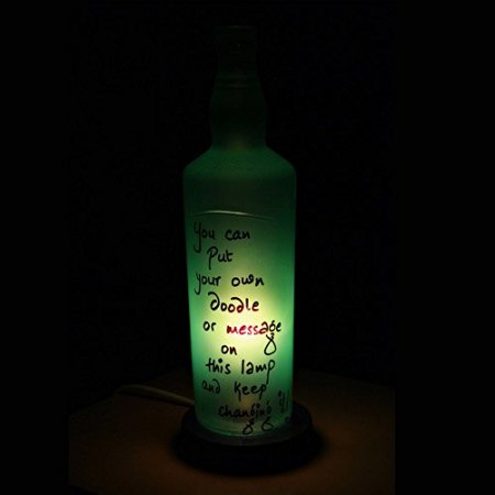 doodle night lamp bottle