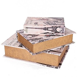 book style storage boxes gifts