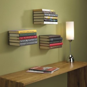 floating bookshelves