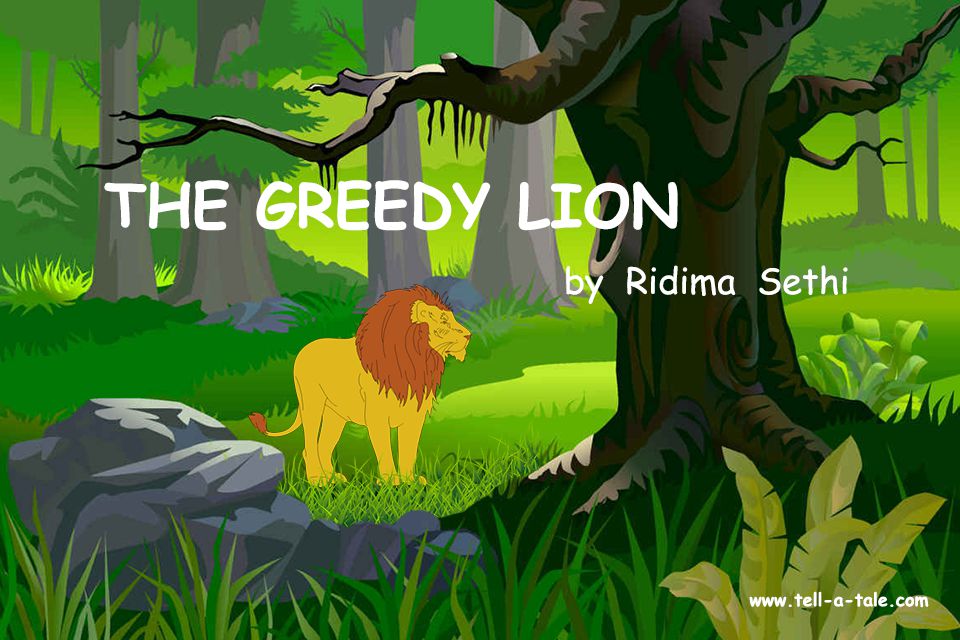 greedy lion moral story bedtime