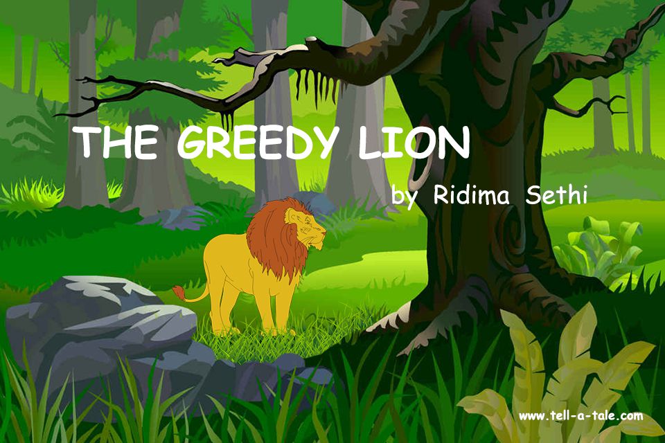 greedy lion moral story bedtime