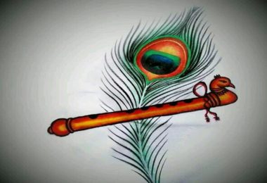 Krishna Flute and Peacock feather birth of krishna