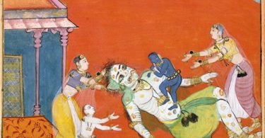 putana being killed by krishna