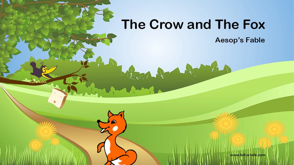 The Crow and The Fox - Bedtime Stories from Aesop's Fables