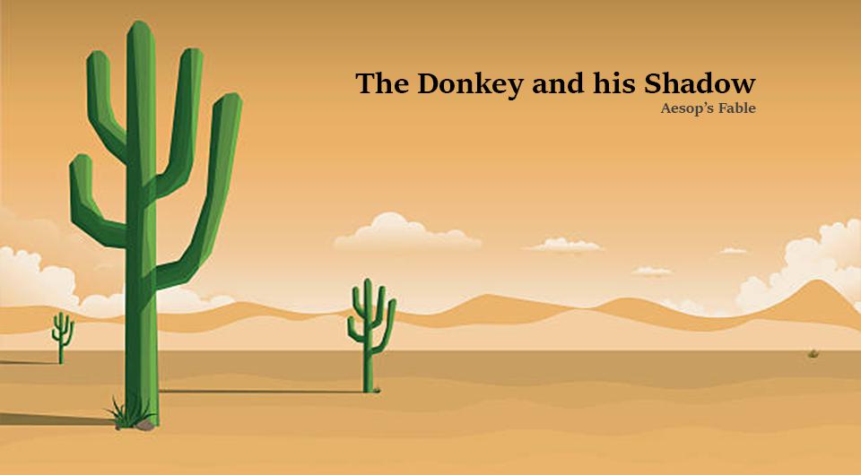 donkey and the shadow