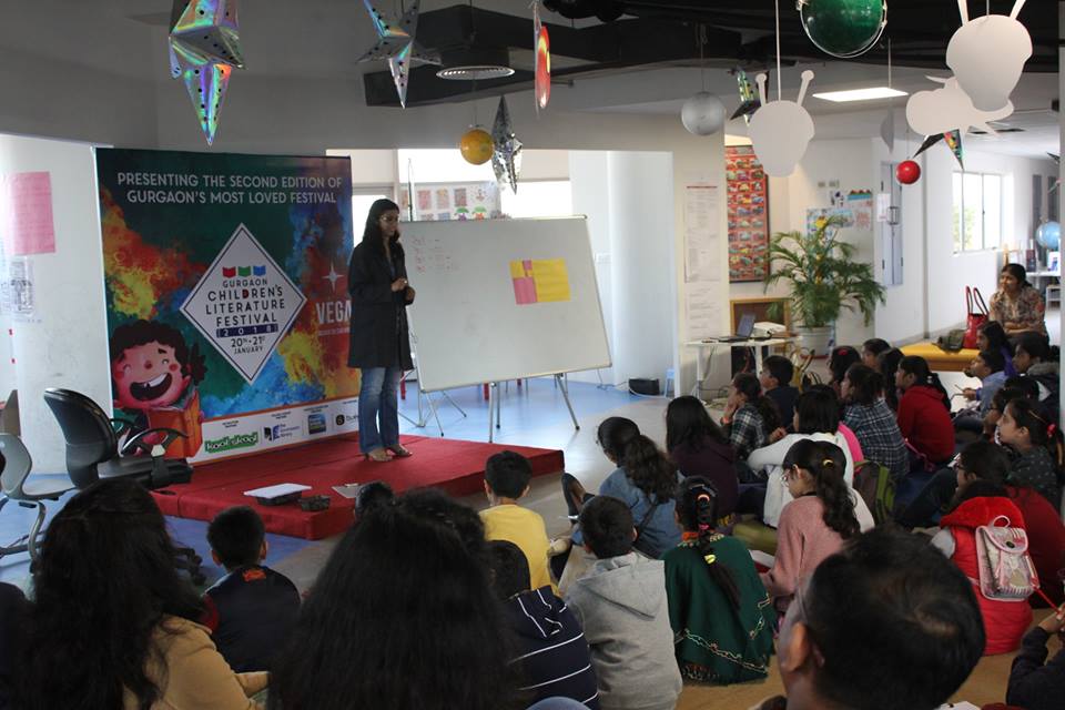 Gurgaon Children's Literature Festival 2018 Vega Schools