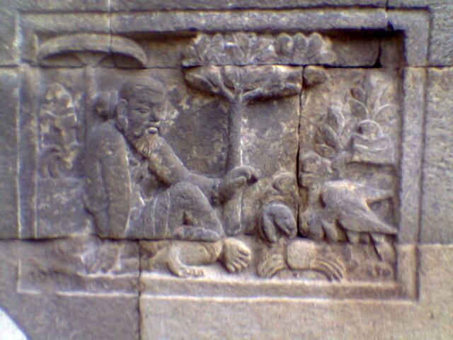 panchatantra indonesia sculpture