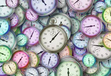 Clocks time colors
